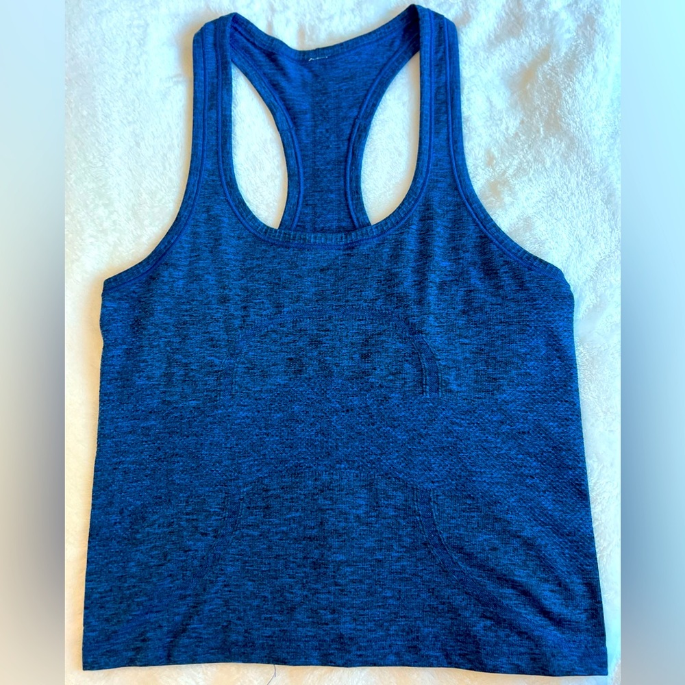 Cropped Lululemon tank top.